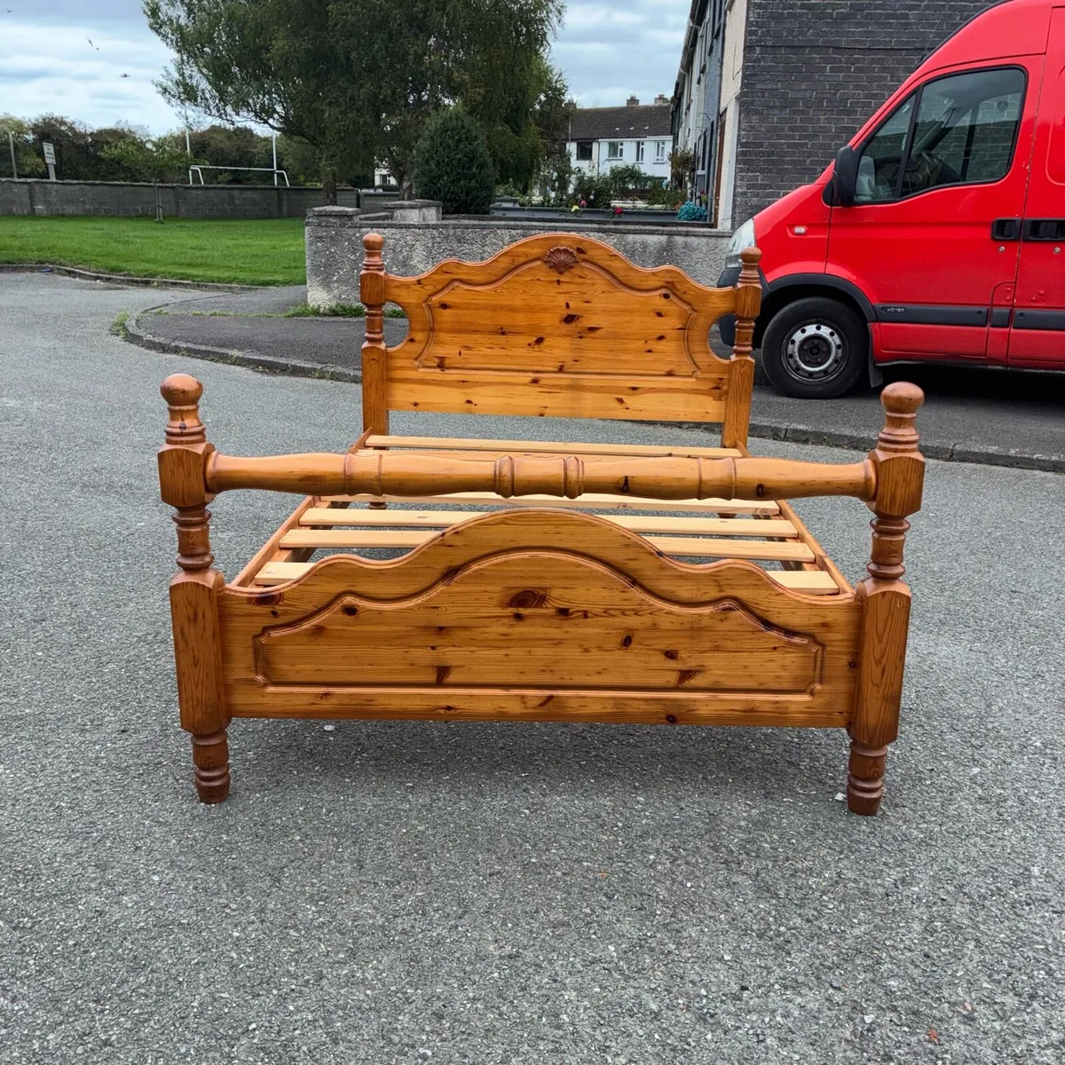 Lovely Solid Pine Double bed Frame - Image 1