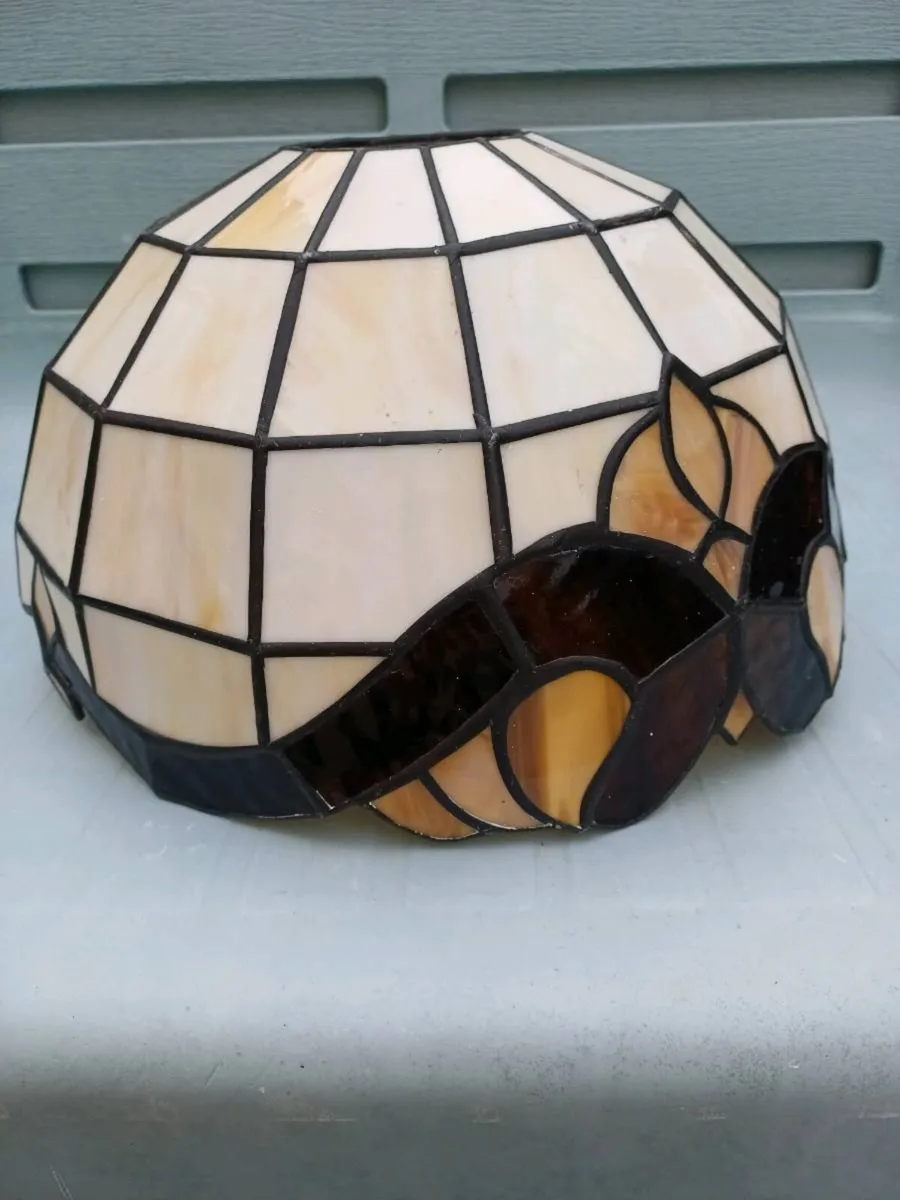 Vintage Tiffany Style Ceiling Shade - Image 1