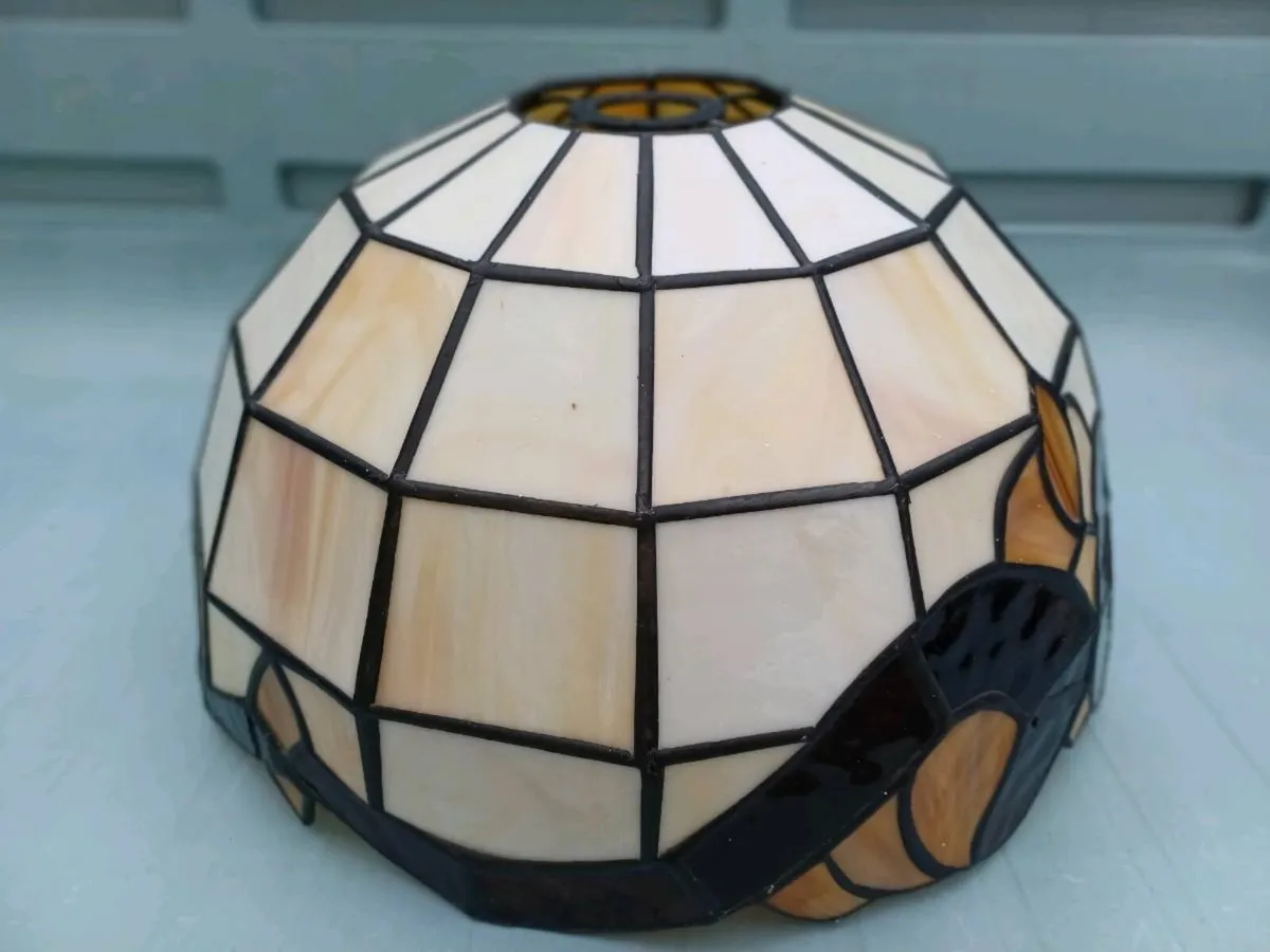Vintage Tiffany Style Ceiling Shade - Image 2