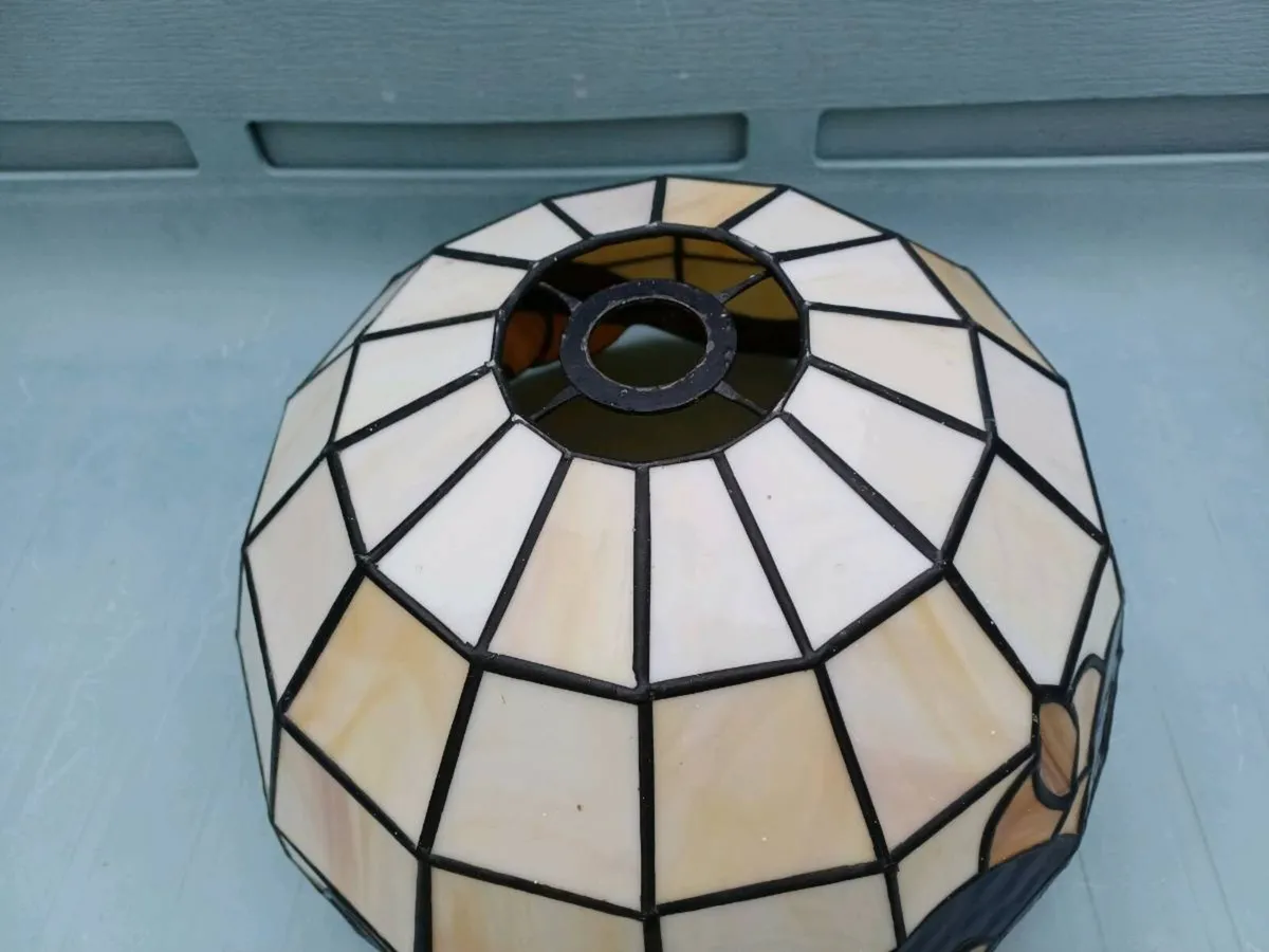 Vintage Tiffany Style Ceiling Shade - Image 3