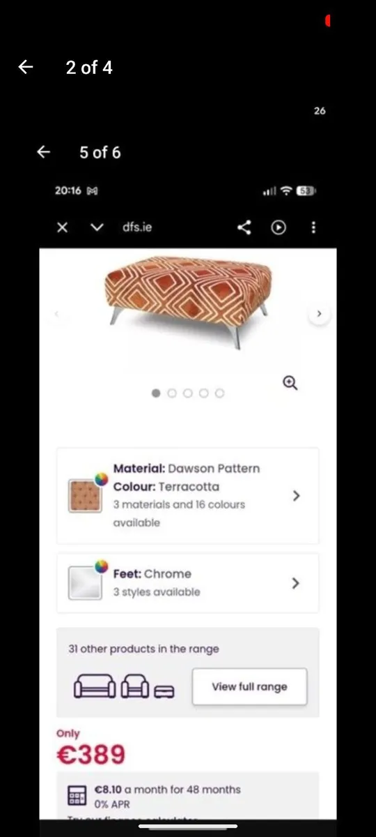 Foot stool DFS - Image 1