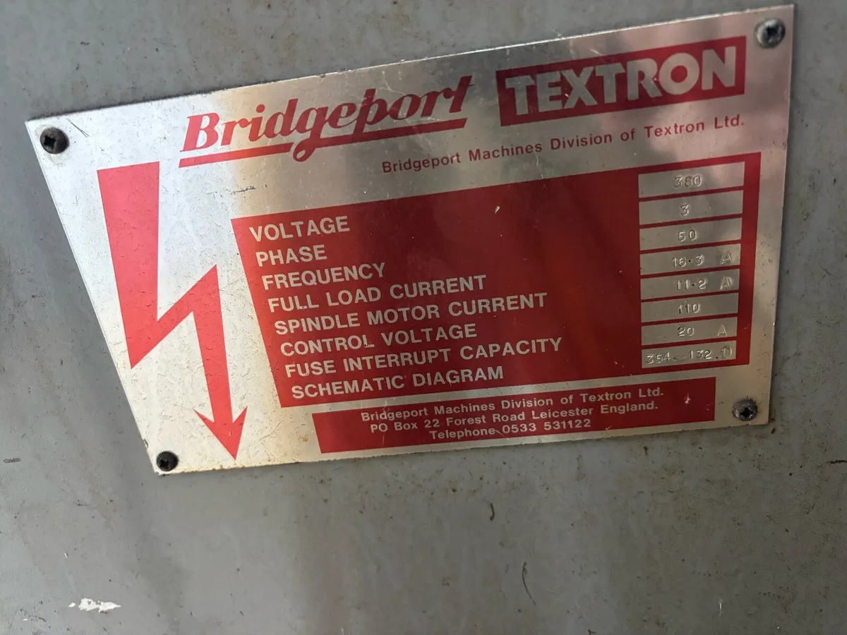 Bridgeport heavy duty milling machine - Image 4