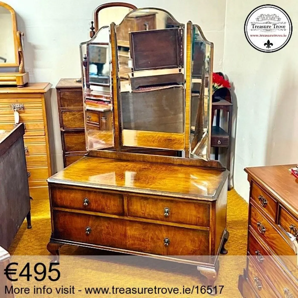 Vintage & Antique Dressing Tables / Vanity Unit - Image 4