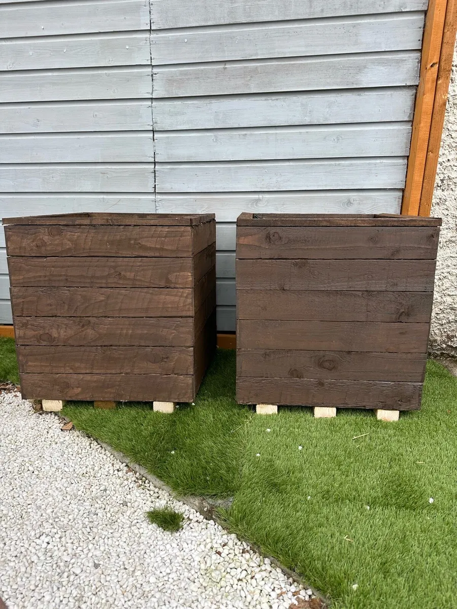 Handmade Garden Planters - Image 1