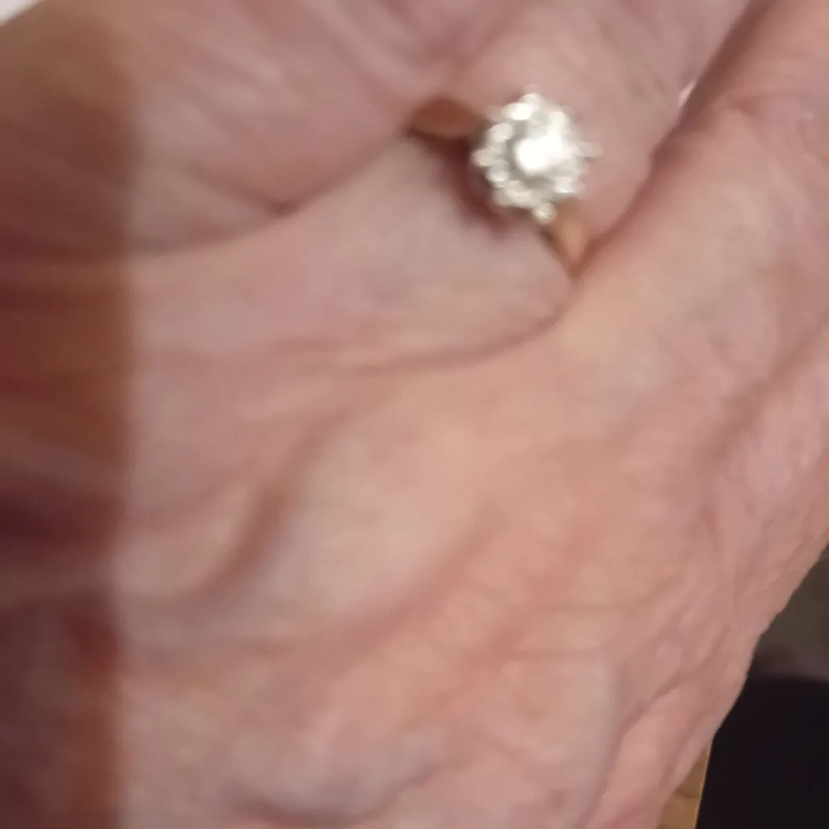 9 CT Gold Solitaire Diamond Engagement Ring - Image 1