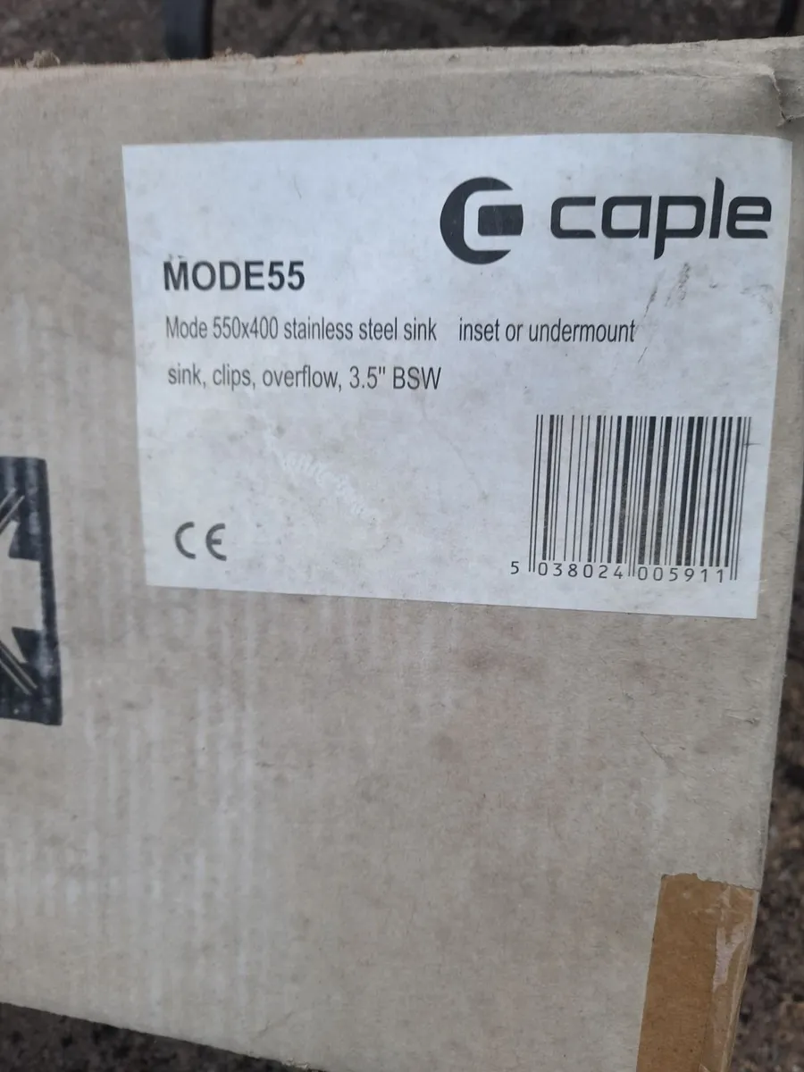 Caple Mode 55 stainless steel sink - Image 3