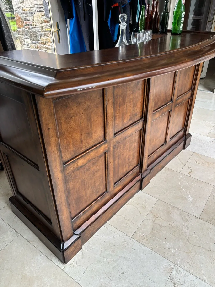 Luxury Bernhart Home Bar with Granite top - Image 1
