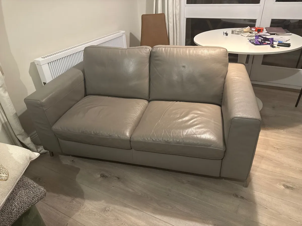 Sofa and bookcase and cabinet - Image 1