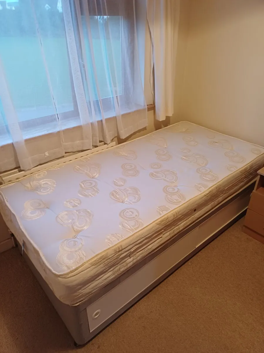 Single Bed with Mattress and Storage Underneath - Image 2