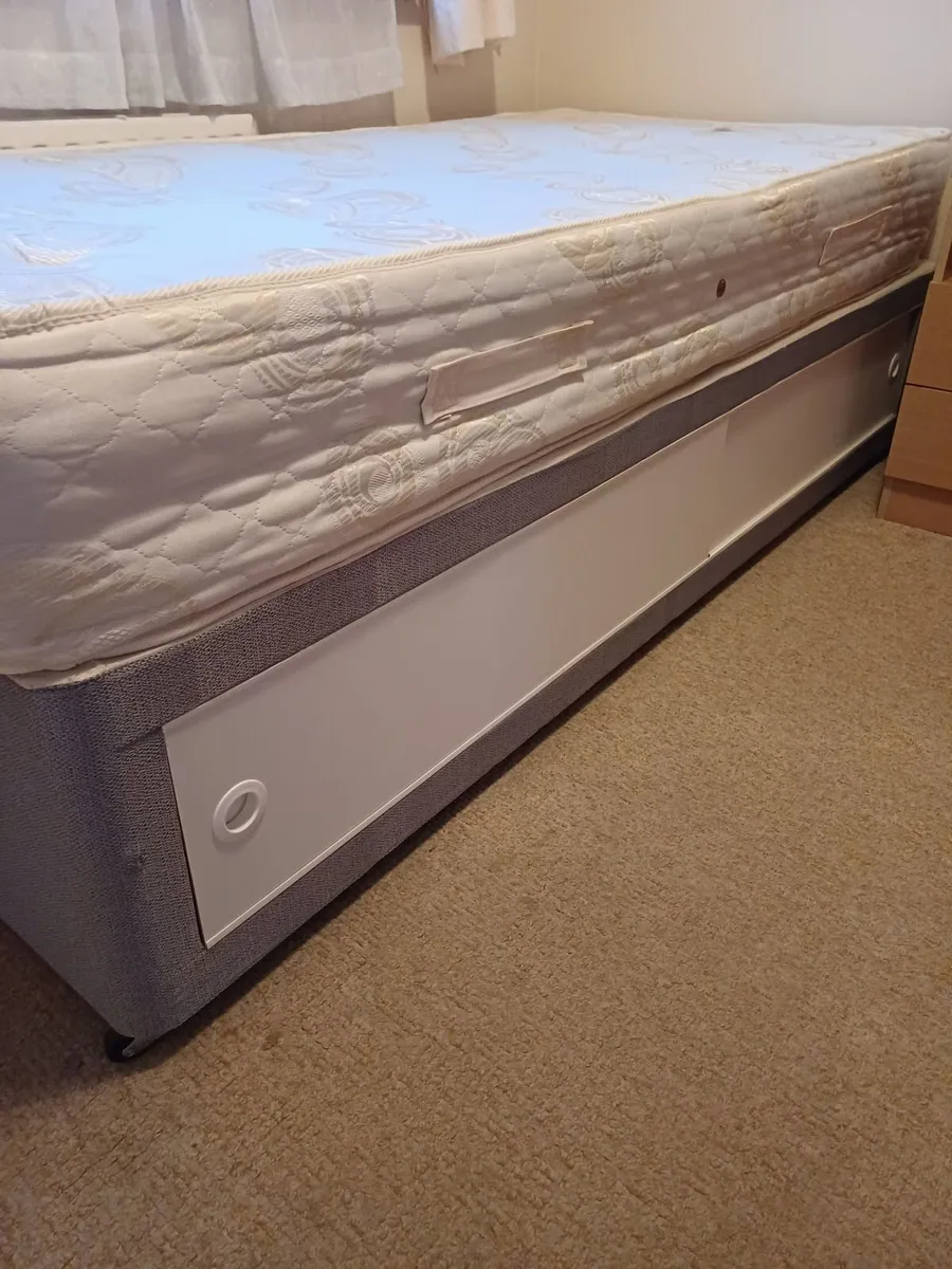 Single Bed with Mattress and Storage Underneath - Image 3