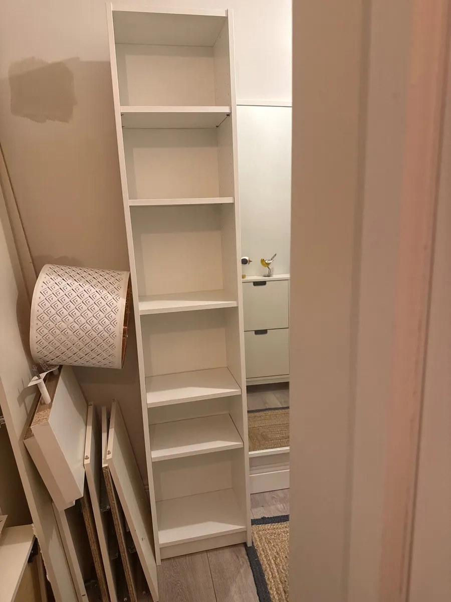 Sofa and bookcase and cabinet - Image 2