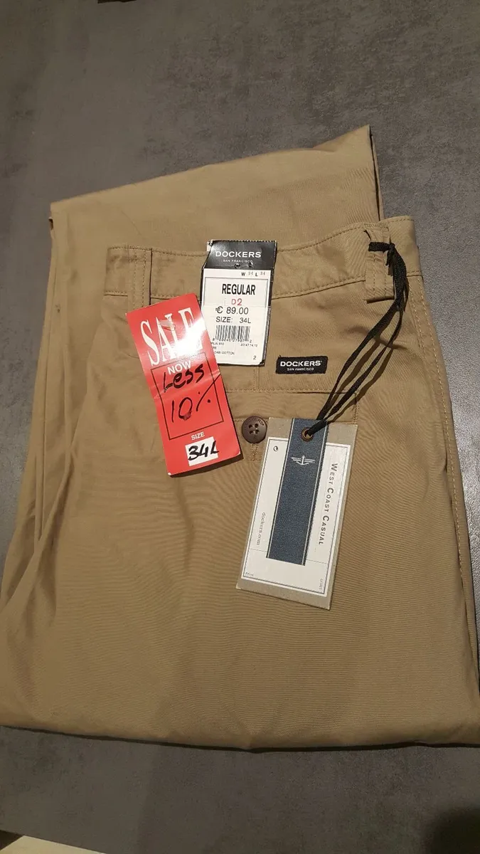 Men’ Chinos – Brown Dockers - Image 1