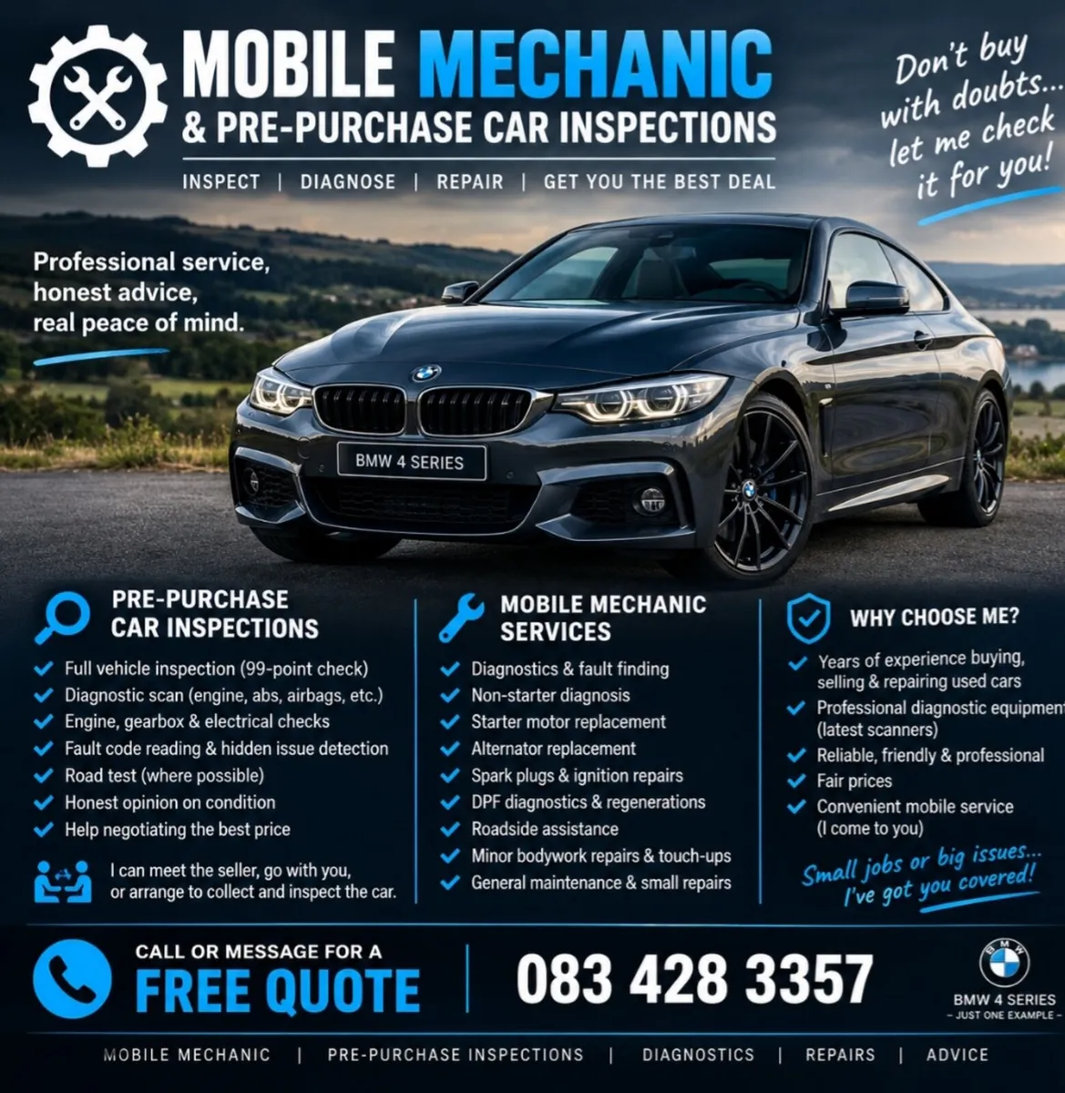 Used Car Inspections | Mobile Mechanic Service - Image 1