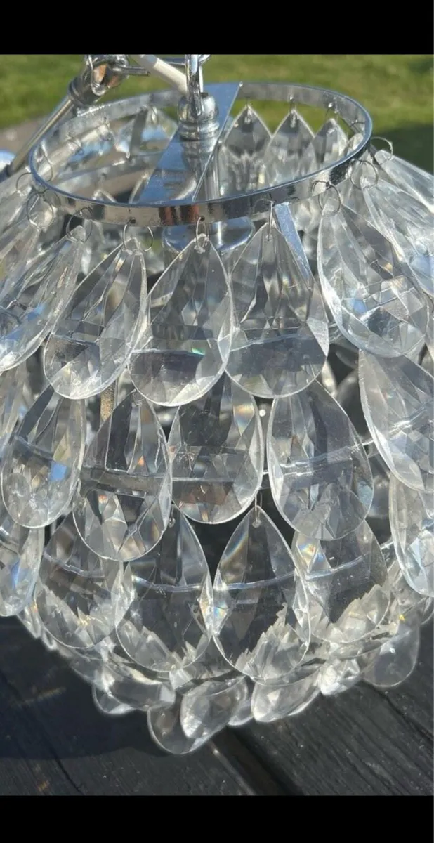 Large crystal living room light - Image 1