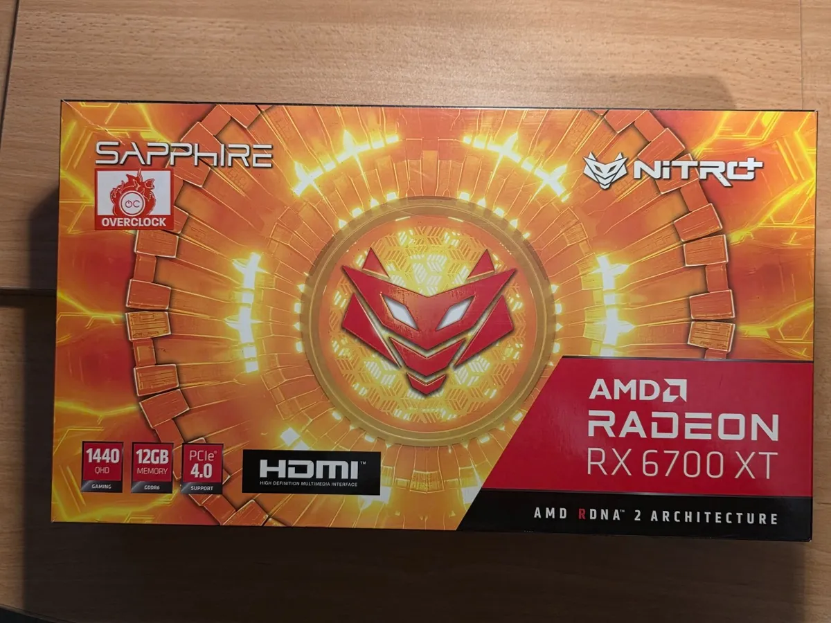 Sapphire Nitro+ RX 6700 XT 12GB Graphics Card - Image 1