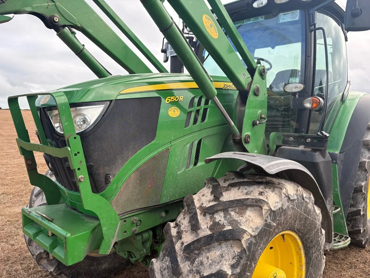 John Deere 6150 r with John Deere loader - Image 3