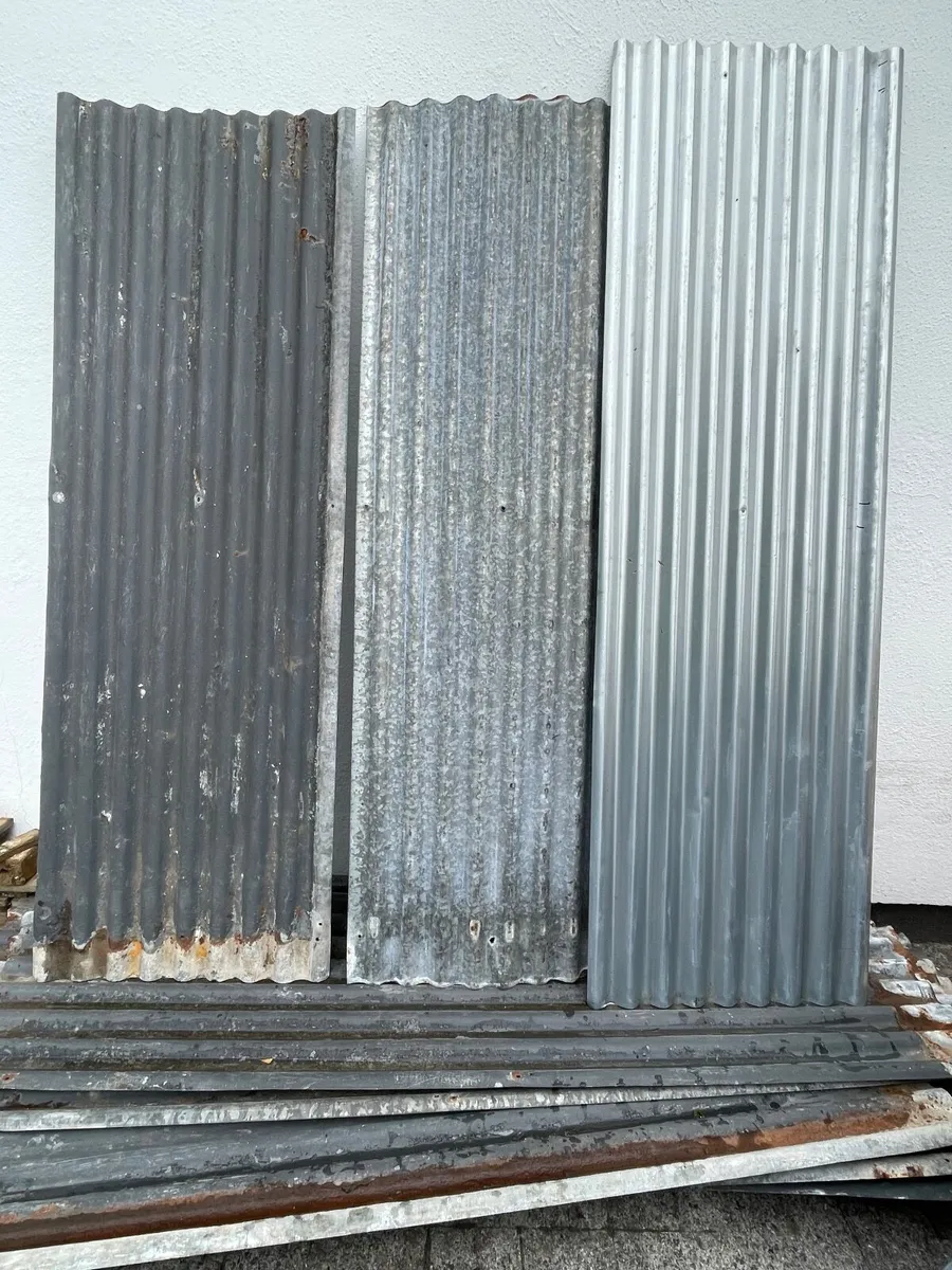 Galvanised Sheets 8x2ft. - Image 1