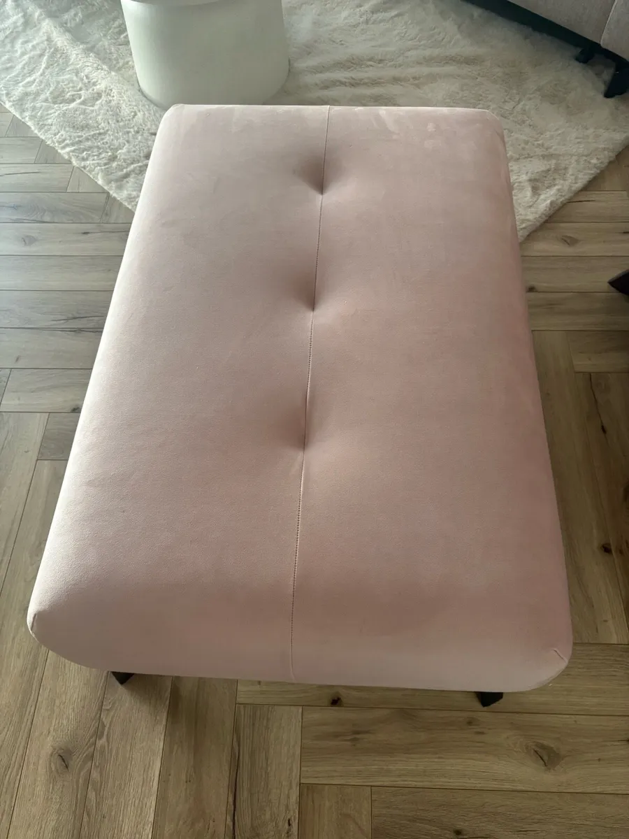 Armchair & footstool - Image 2