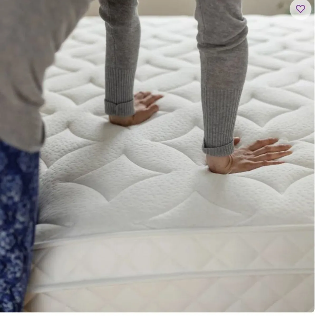 Memory Wool Pocket Sprung Hybrid 2000 Firm Mattres - Image 1