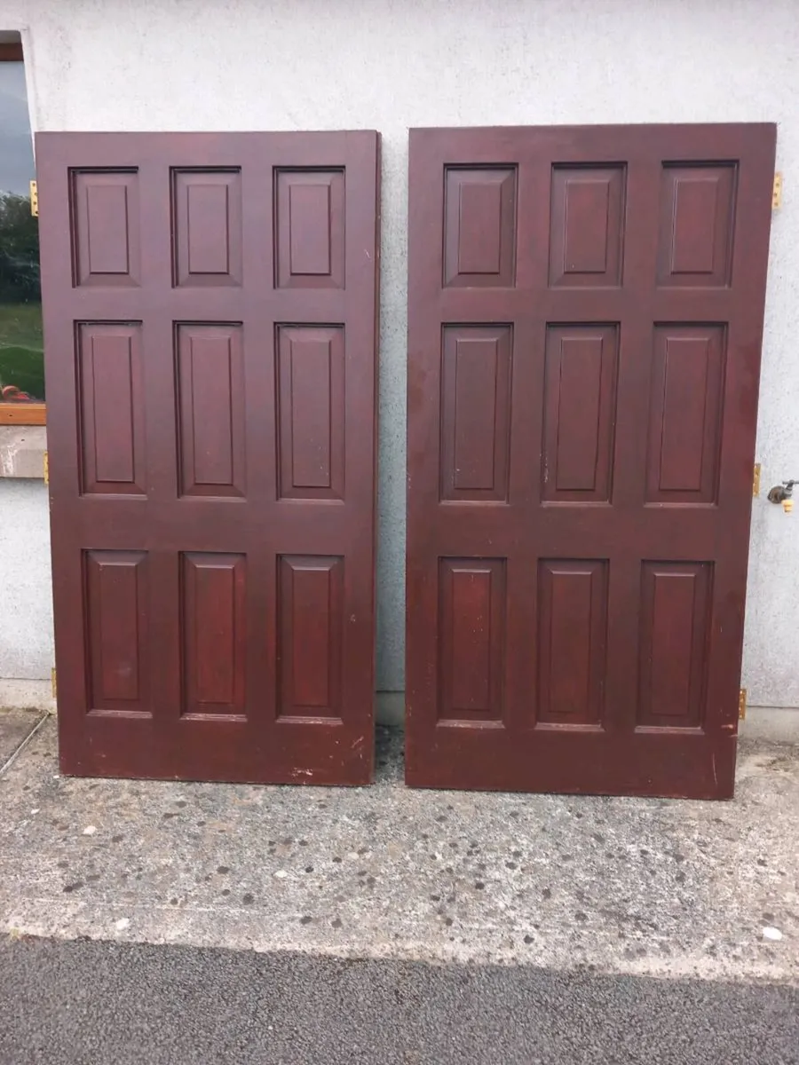 Mahogany Garage Doors