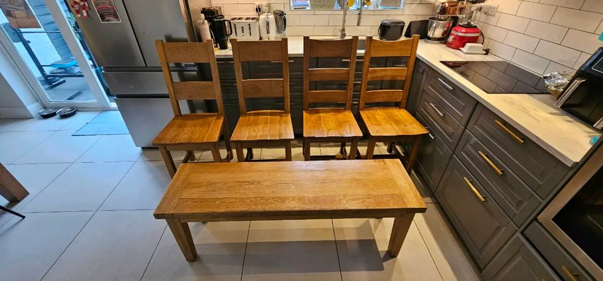 Dining Chair and Bench - Image 2