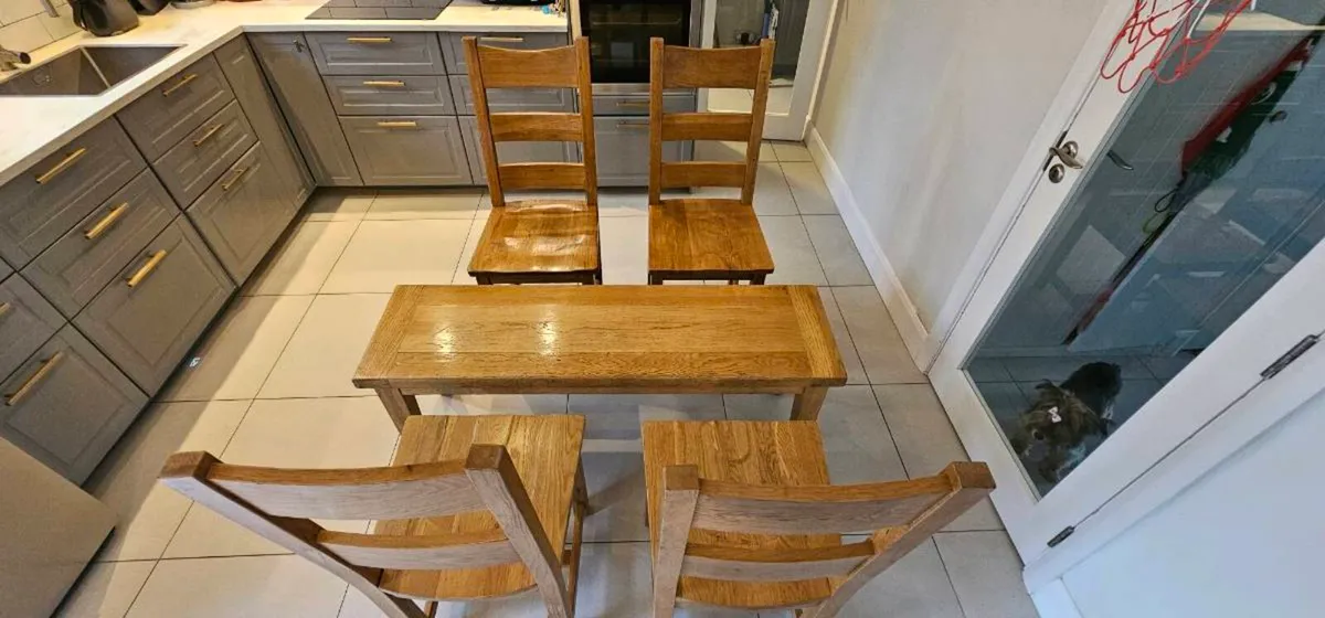 Dining Chair and Bench - Image 1