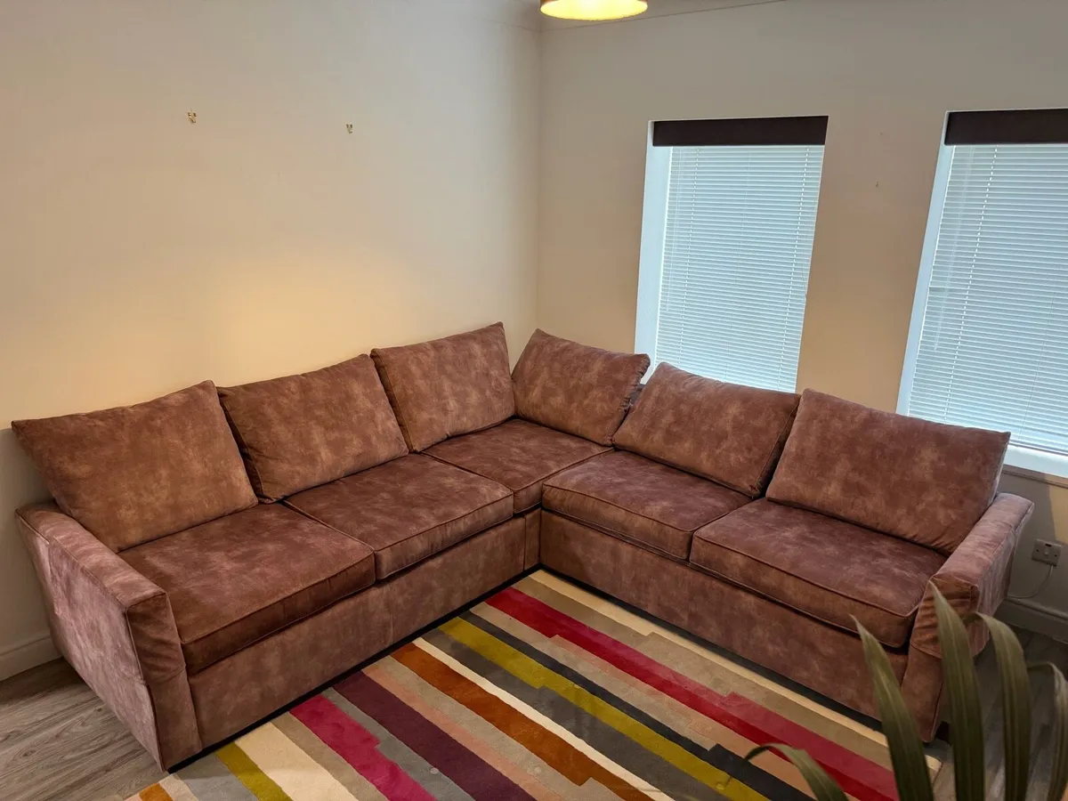 Handmade corner sofa bed - Image 4