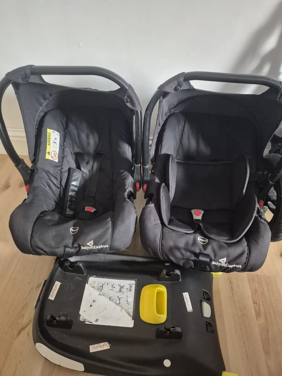 Free to collect Buggy Bundle with car seats - Image 2