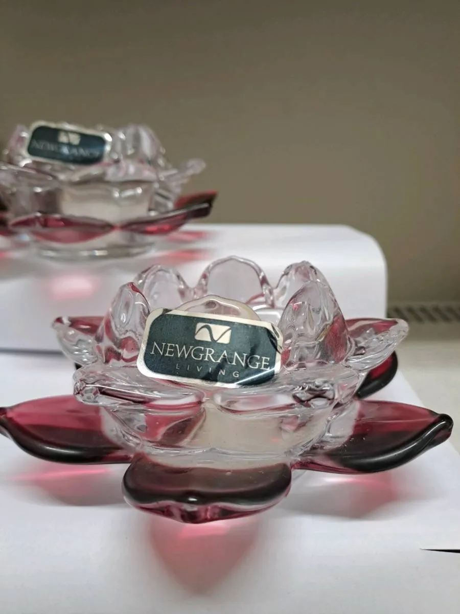 Newgrange Living Glass Tealight Holders - Image 2