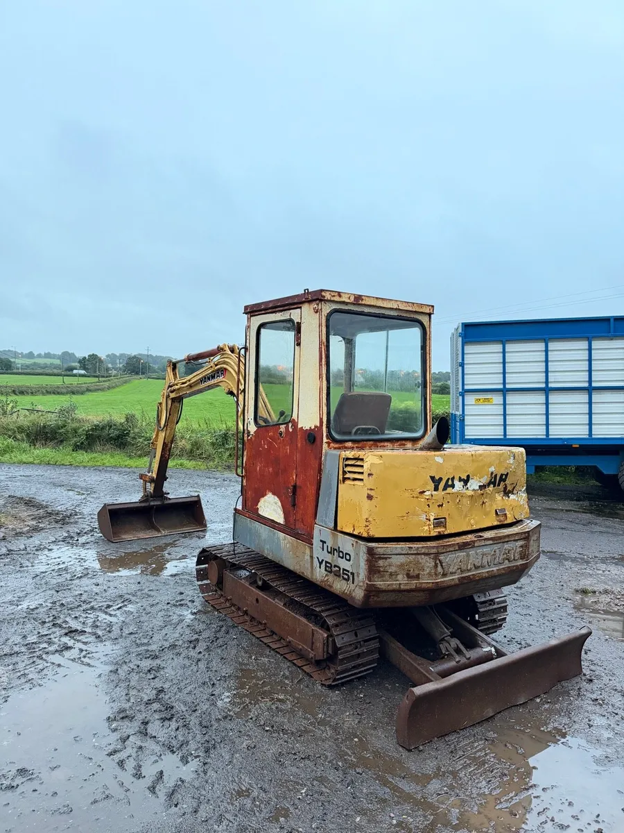 Yanmar YB351 Turbo 3.5 ton mini digger - Image 3