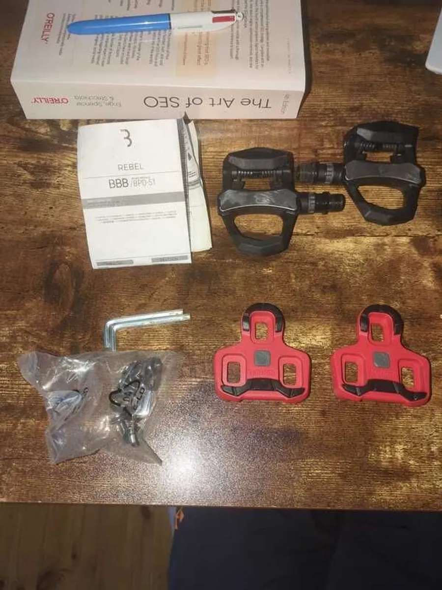 BBB Rebel BPD-51 Clipless Road Pedals (Look Keo) - Image 1