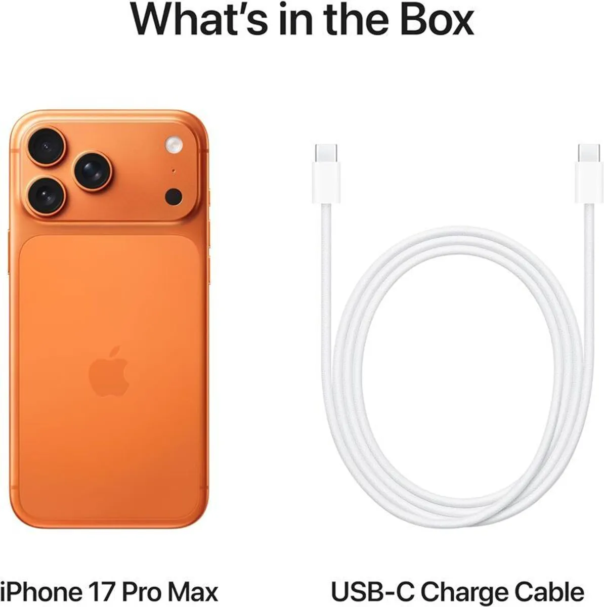 Apple iPhone 17 Pro Max 512 GB: 6.9-inch Display with ProMotion, A19 Pro Chip, Best Battery Life in Any iPhone Ever, Pro Fusion Camera System, Center Stage Front Camera; Cosmic Orange - Image 2