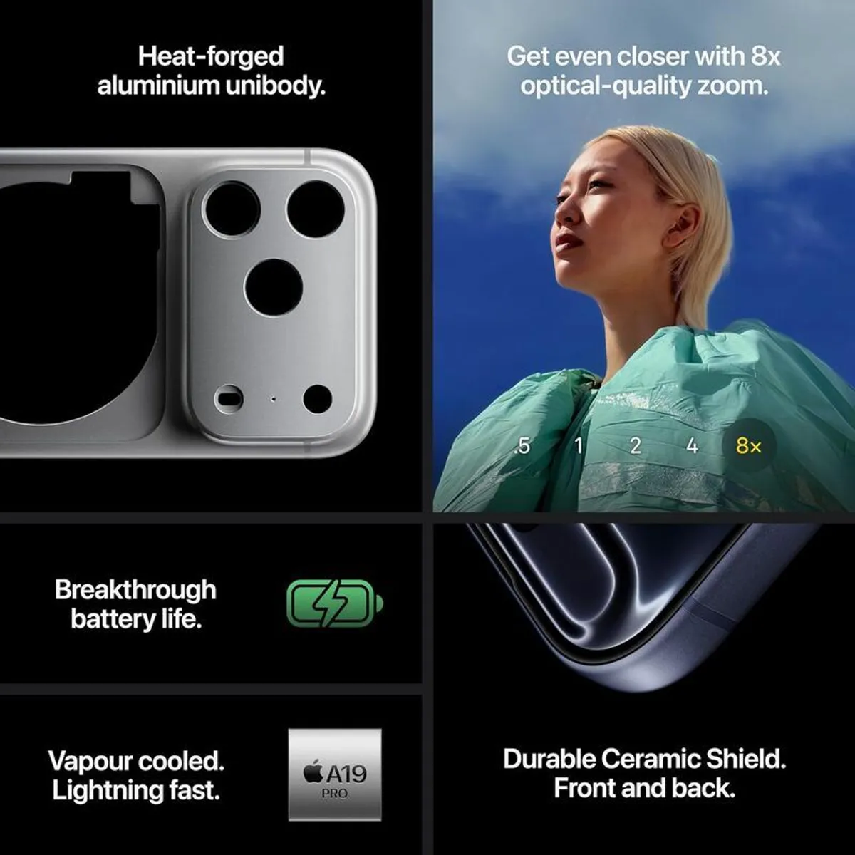Apple iPhone 17 Pro Max 512 GB: 6.9-inch Display with ProMotion, A19 Pro Chip, Best Battery Life in Any iPhone Ever, Pro Fusion Camera System, Center Stage Front Camera; Cosmic Orange - Image 4