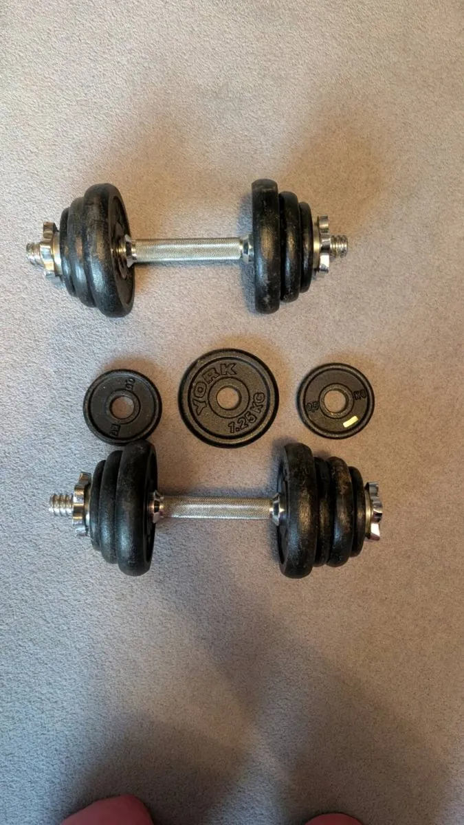 York adjustable dumbbell set - Image 2