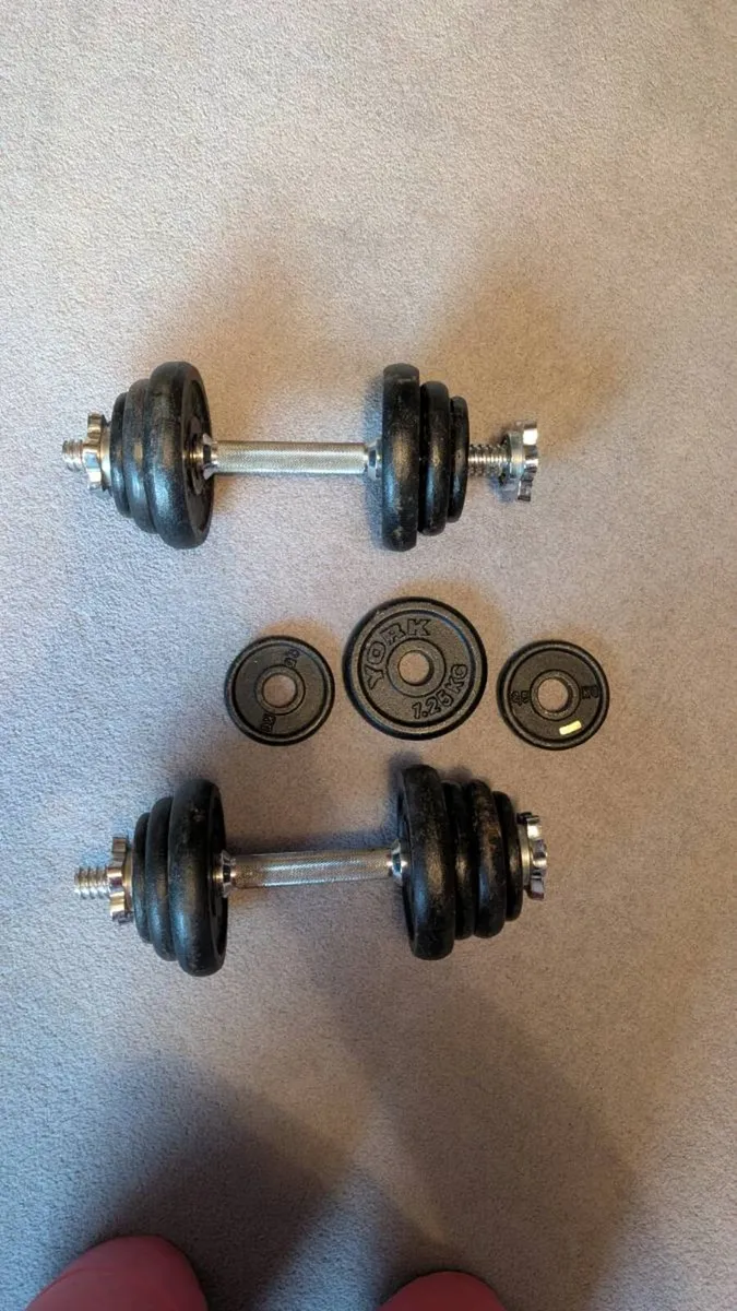 York adjustable dumbbell set - Image 3