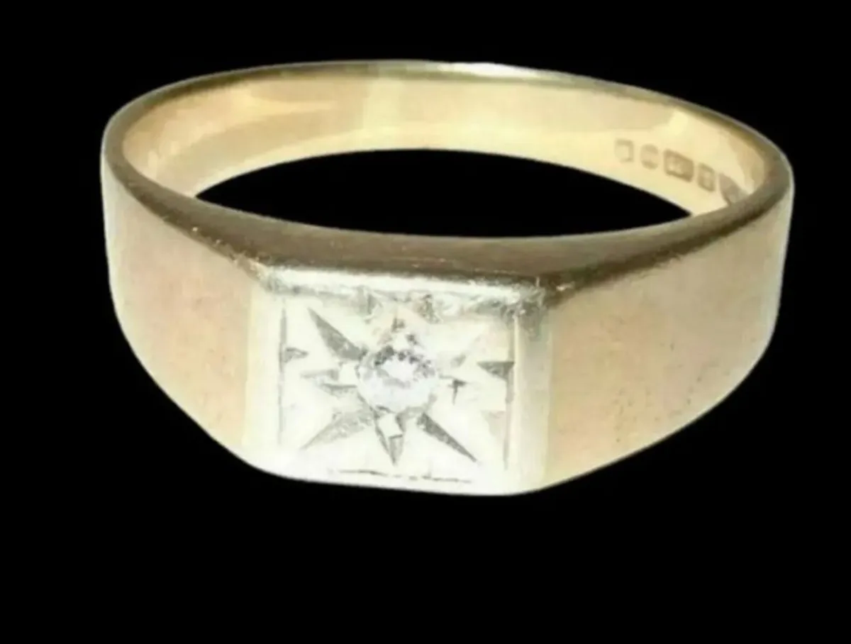 Vintage Hallmarked 9ct Solitaire - Image 3