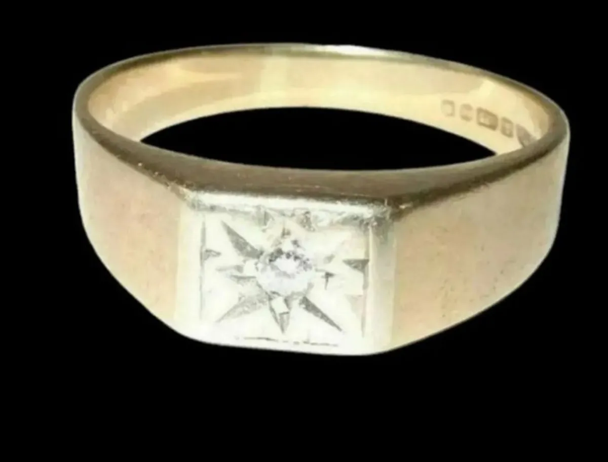 Vintage Hallmarked 9ct Solitaire - Image 4