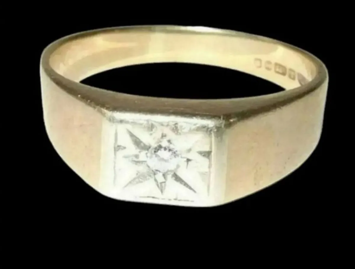 Vintage Hallmarked 9ct Solitaire - Image 2