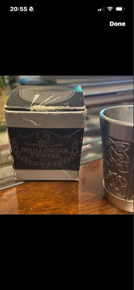 Mullingar Pewter Celtic Whiskey Shot Measure - Image 2