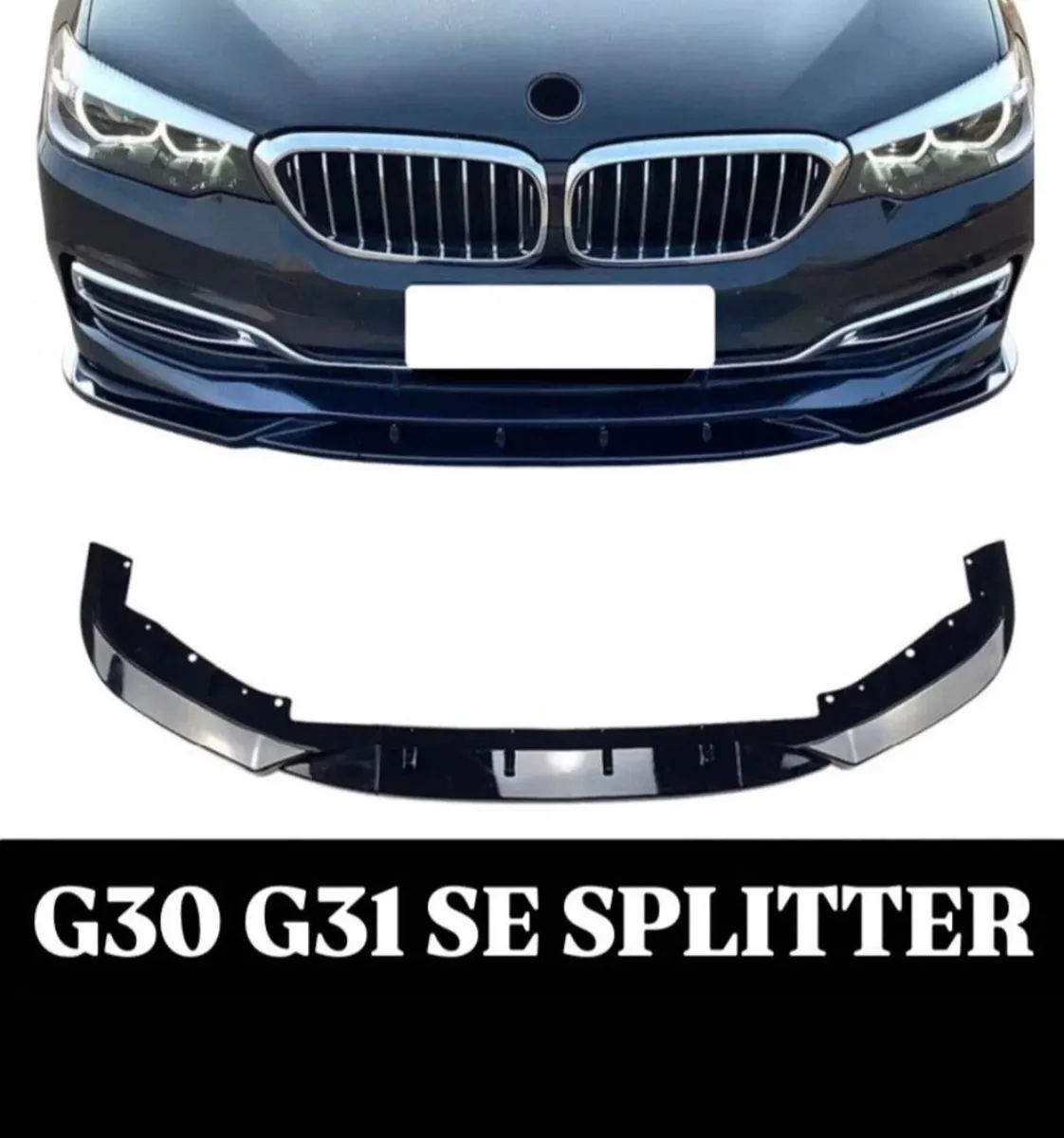 Front Splitter Lip Spoiler BMW G30 5 Series SE - Image 1