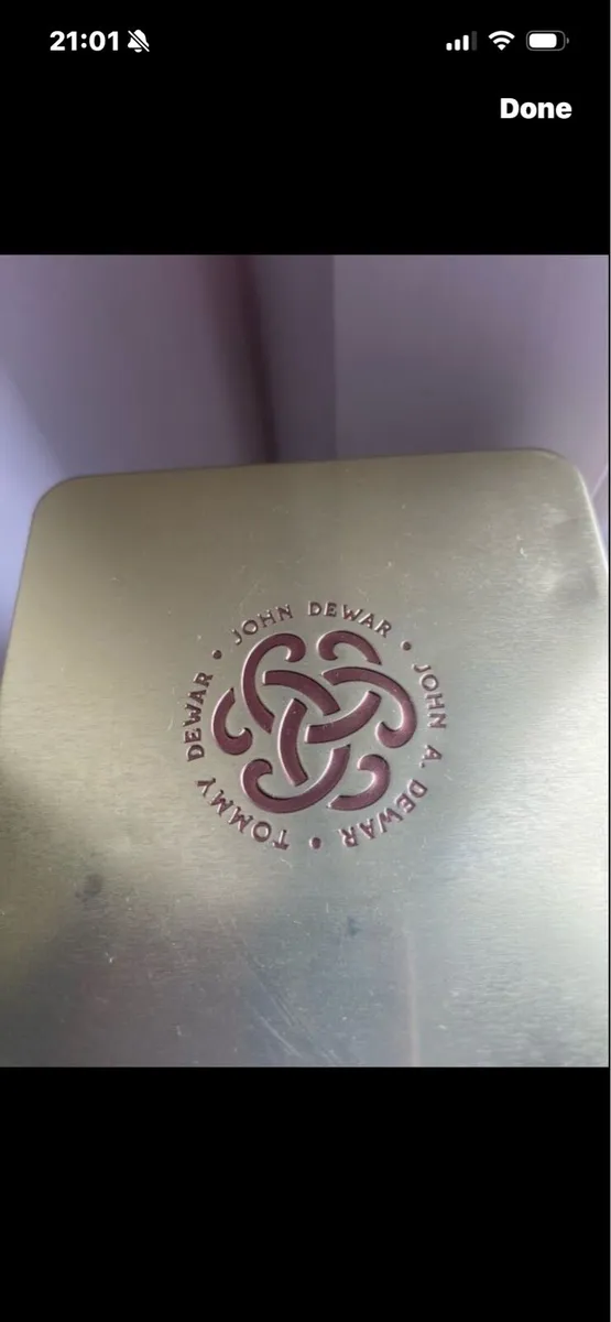 Dewars 15 yrs aged Metal Box - Image 3