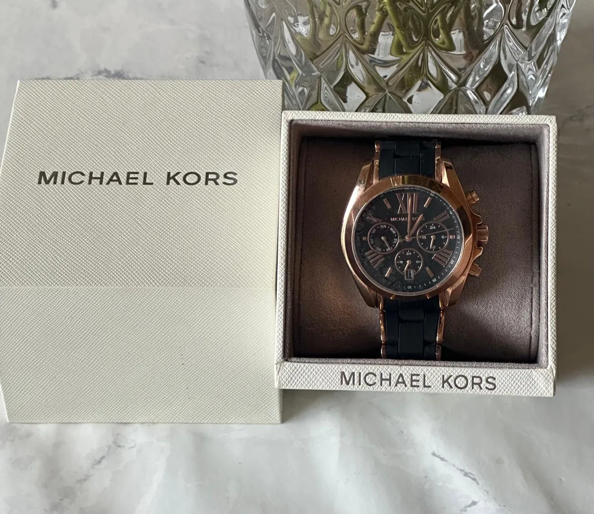 New Black Michael Kors Ladies Watch - Image 1