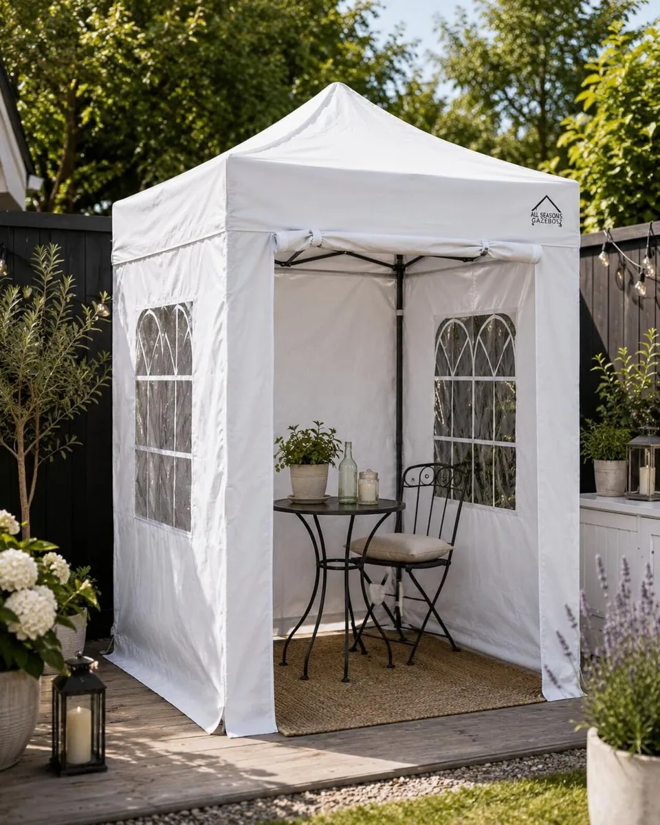 2x2 Fully Waterproof Pop Up Gazebo with 4 - Image 2