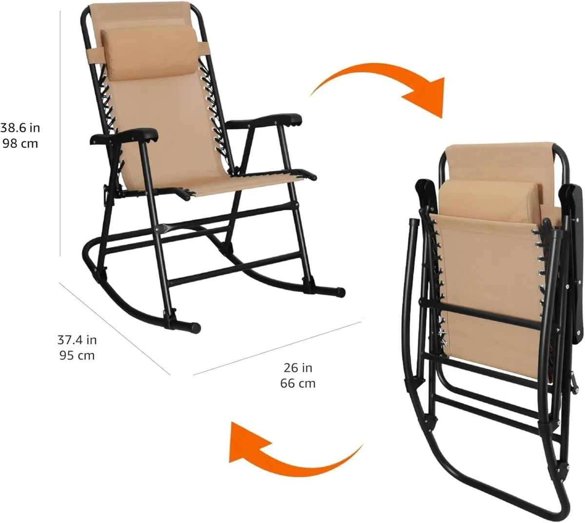 Foldable Rocking Chair - Image 3