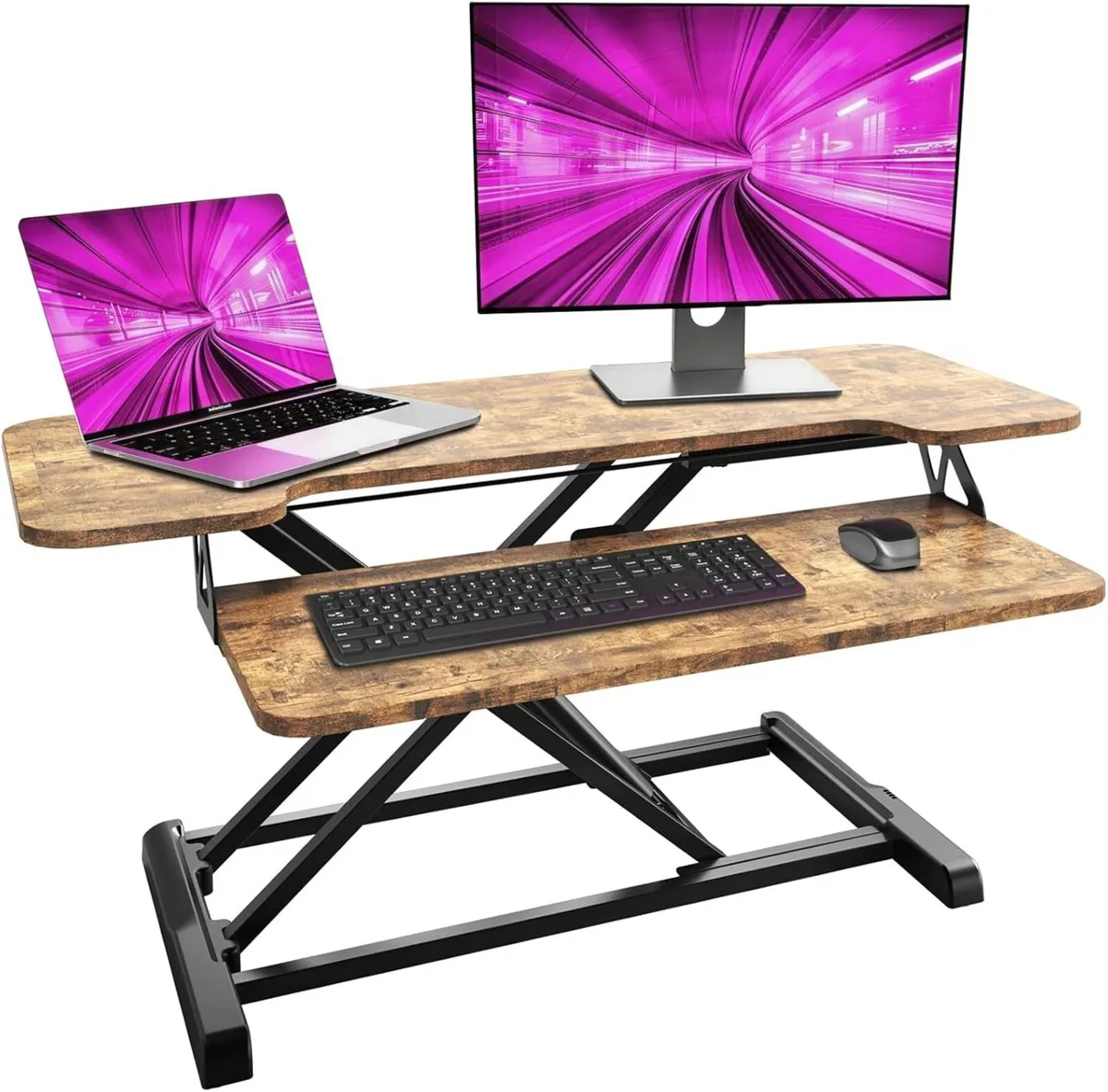 Standing Desk Converter Height Adjustable Sit - Image 1