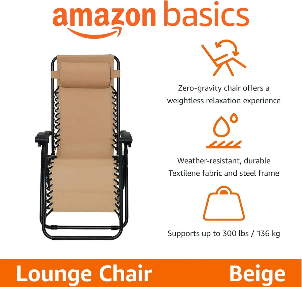 Zero Gravity Chair with Side Table for Relaxing - Image 3