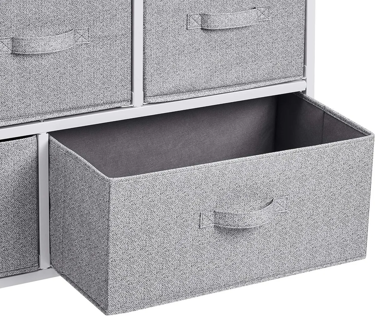 Extra Wide Fabric 5-Drawer Storage Organiser Unit - Image 3