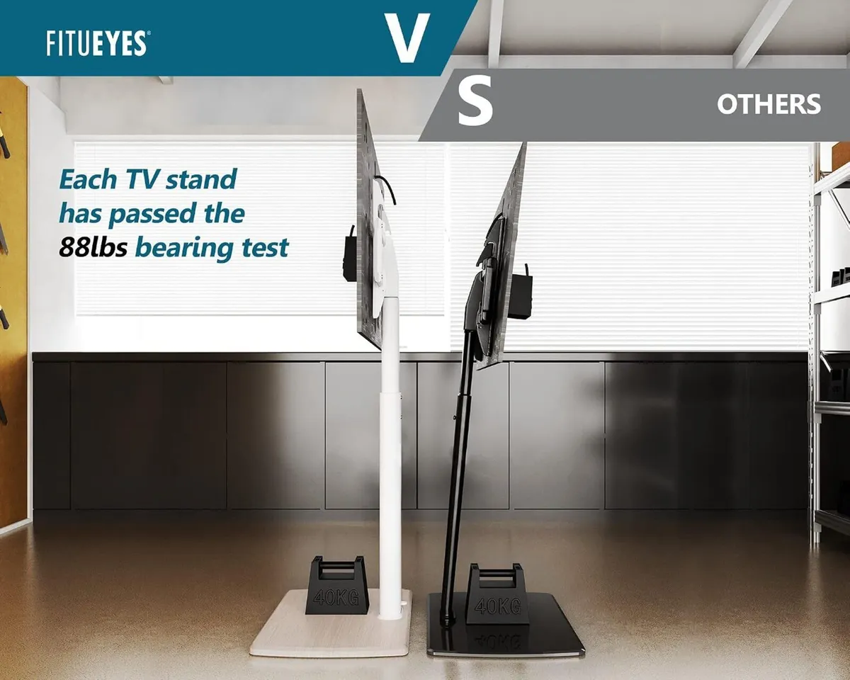 TV Stand with 20MM Wood Base for 32-70 - Image 4
