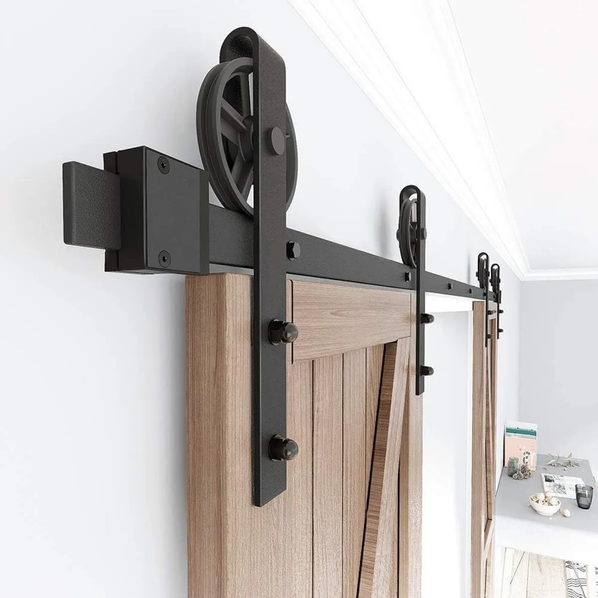 10FT Sliding Door Track Wardrobe Barn Kit - Image 4