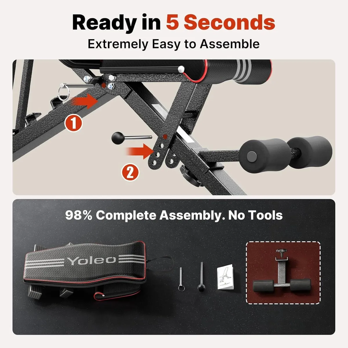 Adjustable Weight Bench for Home Gym - Image 4